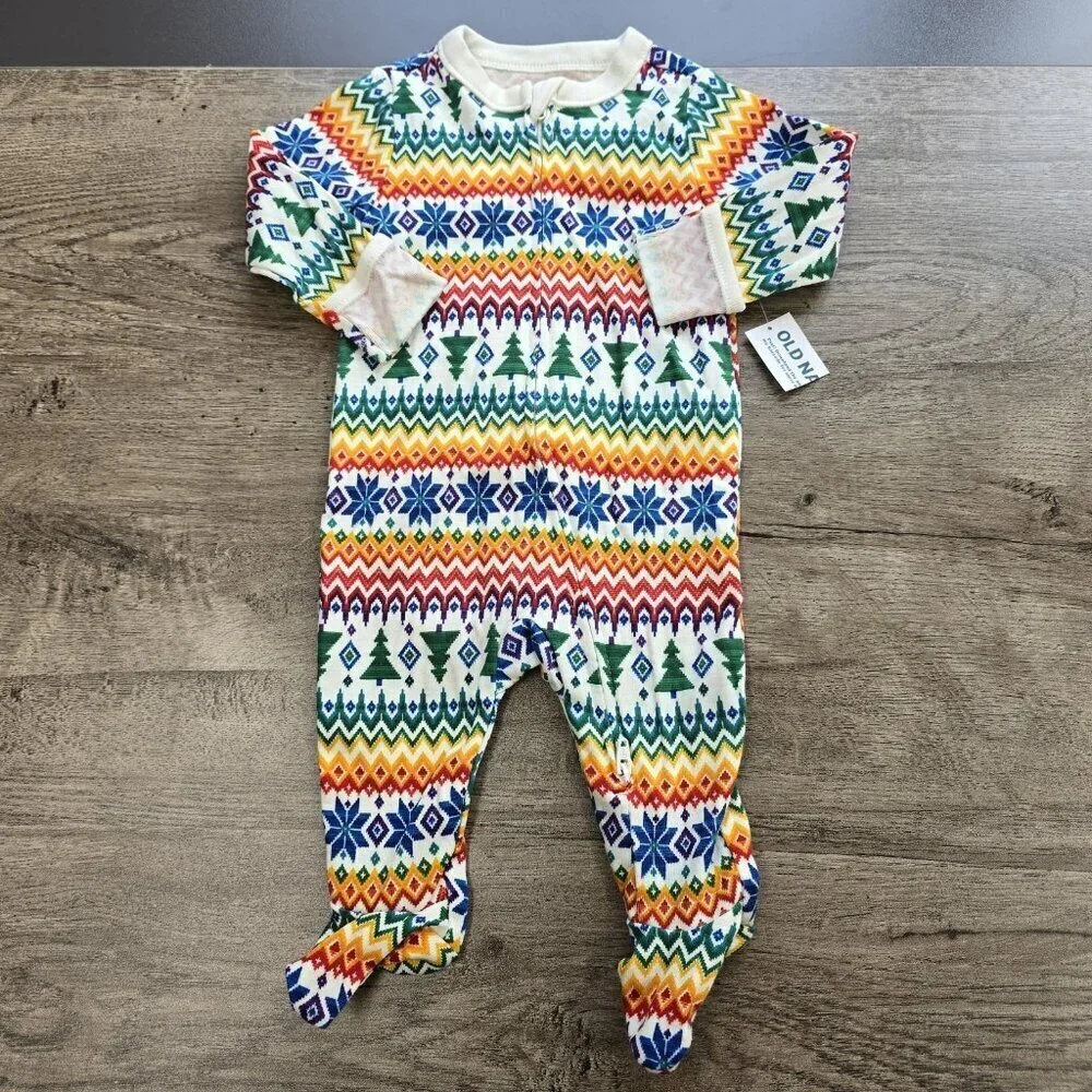 NEW Old Navy Sleepers Outfits 0-3 Mo Newborn Lot of 3 Hand Covers 2 Way Zippers